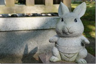 出雲大社の46羽のうさぎさんと2種類の御朱印(島根県)