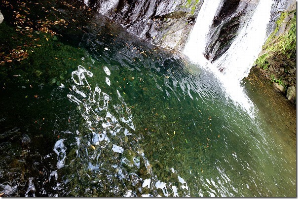 奄美大島,アランガチの滝,透明度