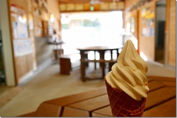 奄美大島ソレイユファームのヤギミルクソフトクリーム