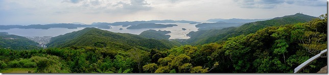 奄美大島、高知山展望台からの展望