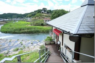 阿蘇郡小国 あるくカフェ(川沿いのカフェでランチ)