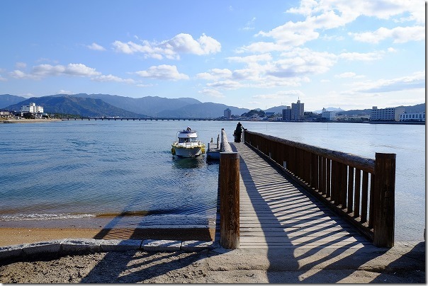 高島,宝当神社への海上タクシー乗り場