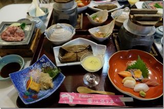 筋湯温泉 九重悠々亭の食事(夕食・朝食)
