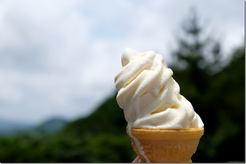 塚原温泉のソフトクリーム
