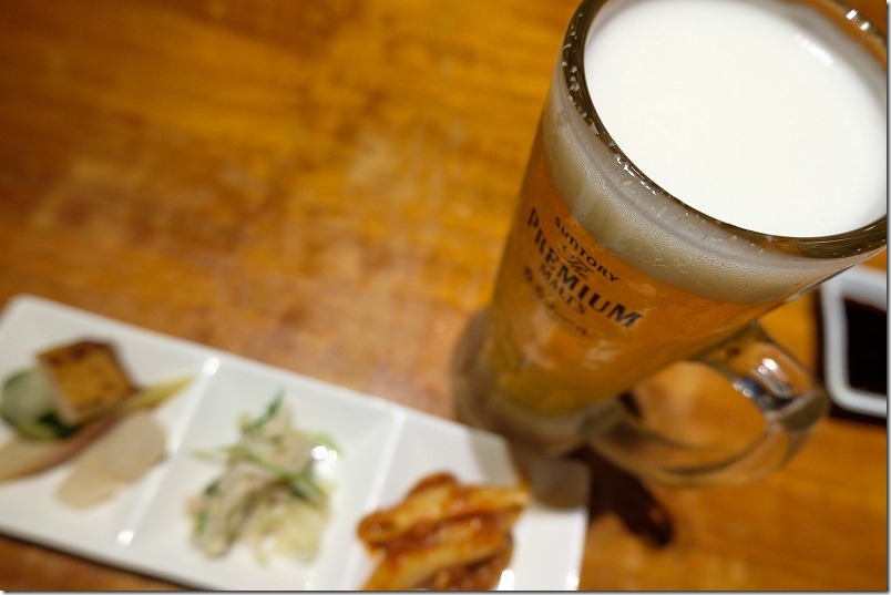 六本松、SAIBEI（彩平）で生ビール