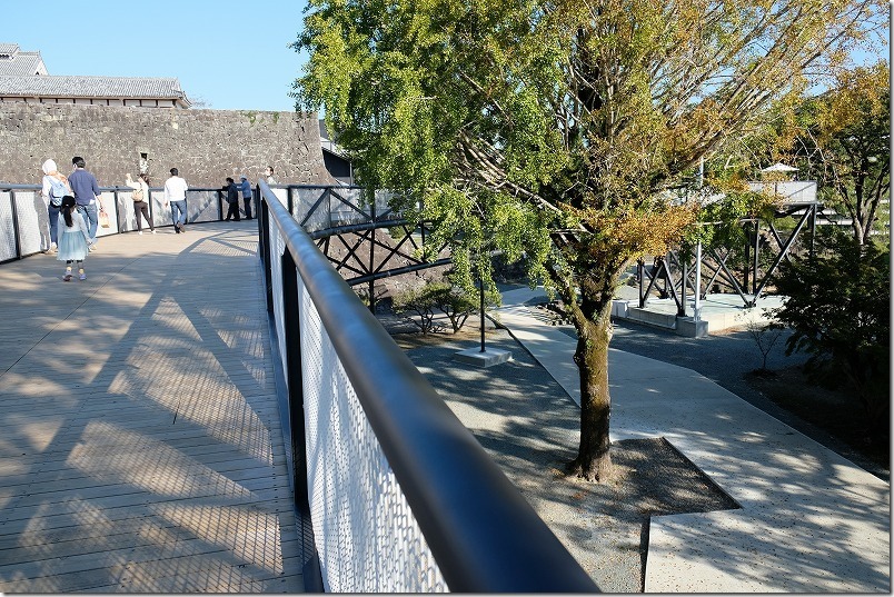 熊本城,復興見学ルート遊歩道