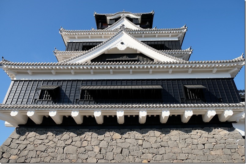 熊本城,復興見学ルート、天守閣