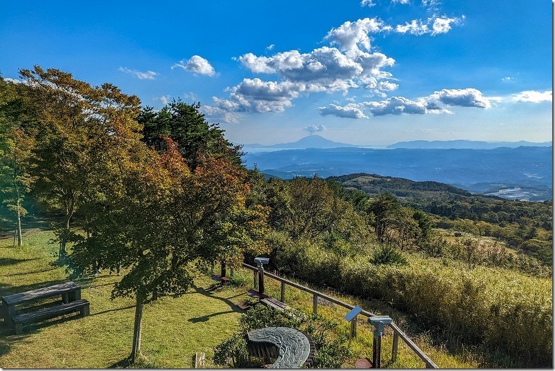日本一の枕木階段・展望台（栗野岳下展望台）から桜島