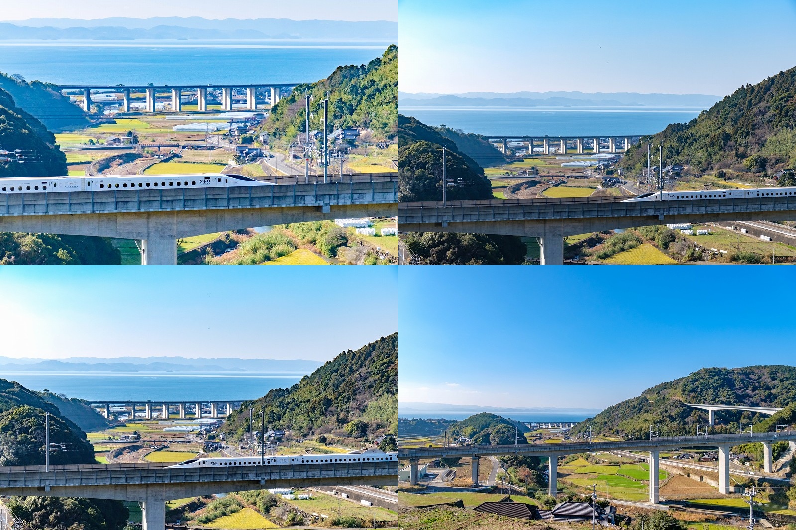 西九州新幹線の撮影スポット　長崎県東彼杵で海と新幹線を見れる展望所