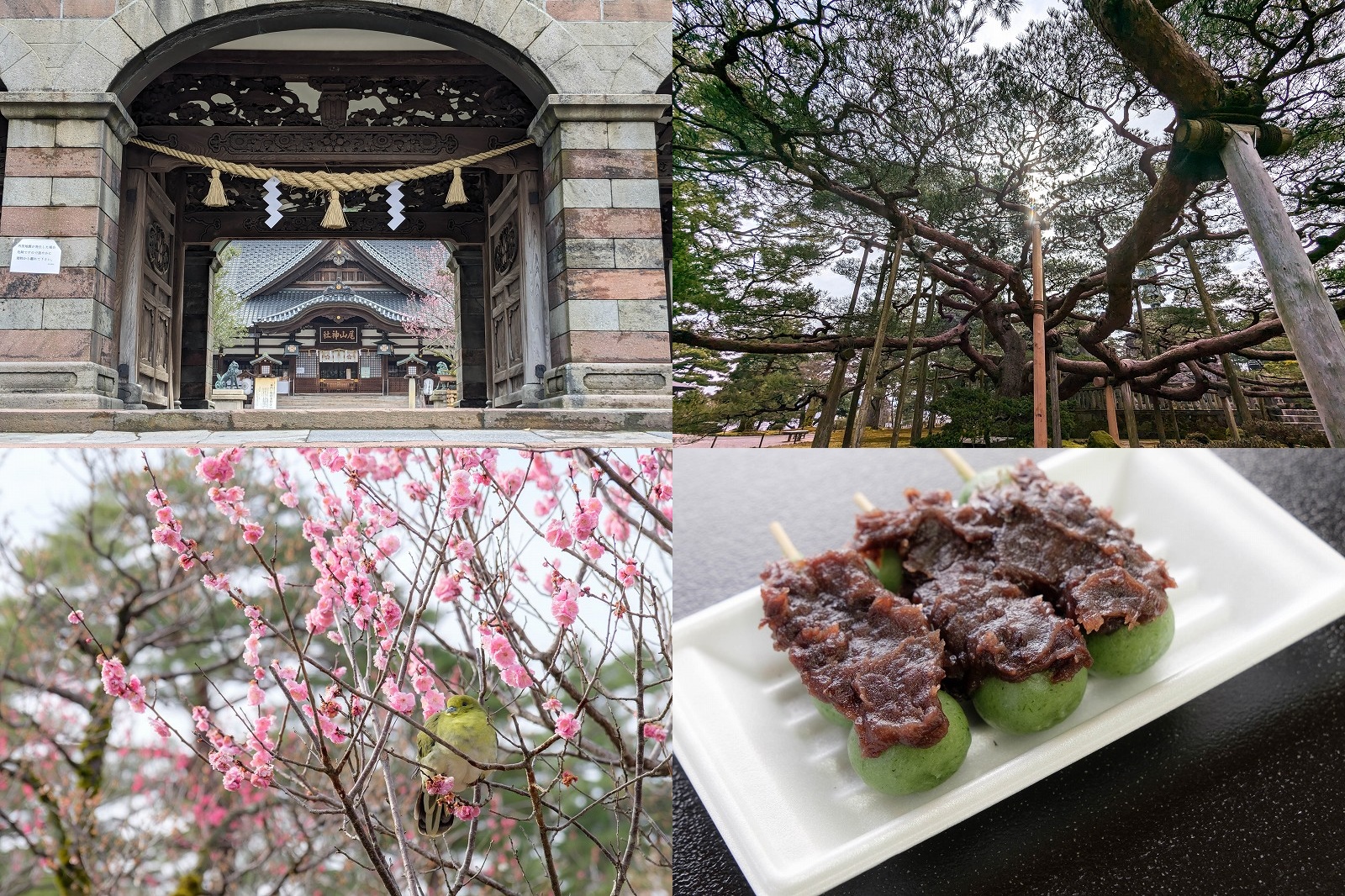 尾山神社・金沢城公園・兼六園を散策（所要時間・散策コース）