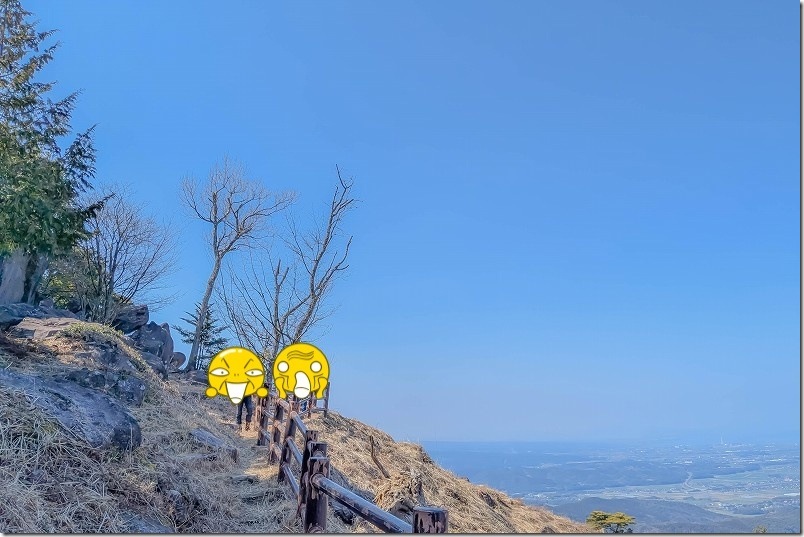 天空の道から東側展望所を散策 八面山