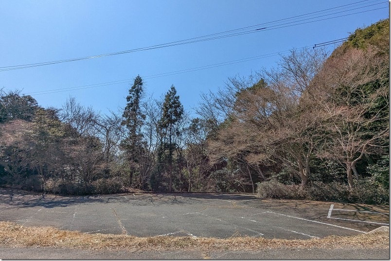 八面山駐車場 天空の道の駐車場 