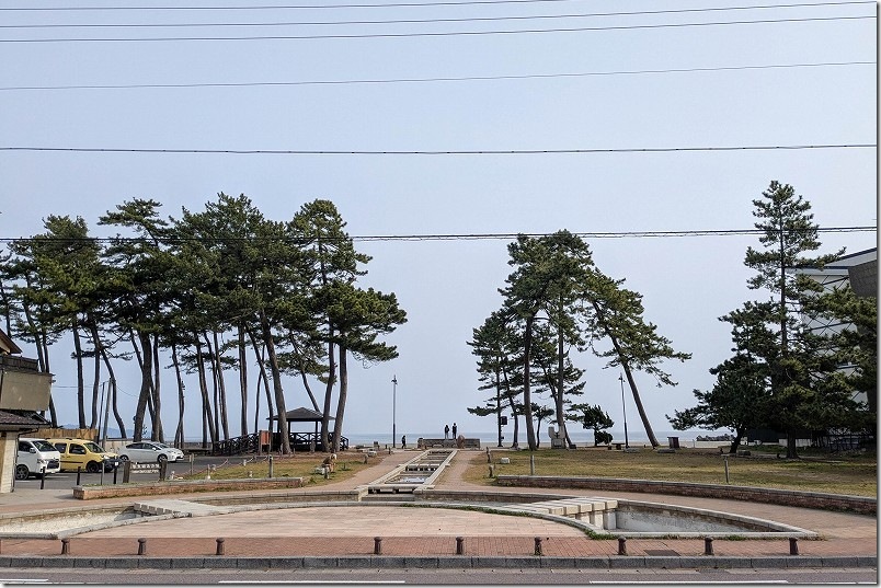 皆生シーサイドホテルから皆生温泉 足湯まで散策 皆生海浜公園