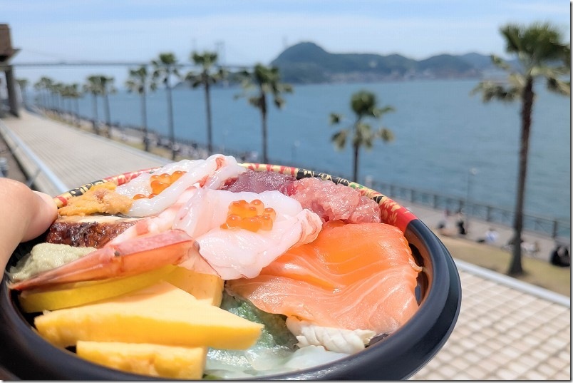 海鮮丼 1000円 唐戸市場