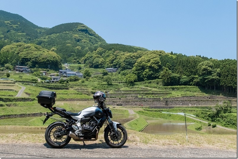 伊万里のすみやまの棚田へバイクで訪問