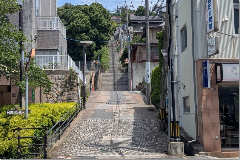 豊前田通りを散策 下関は坂の街