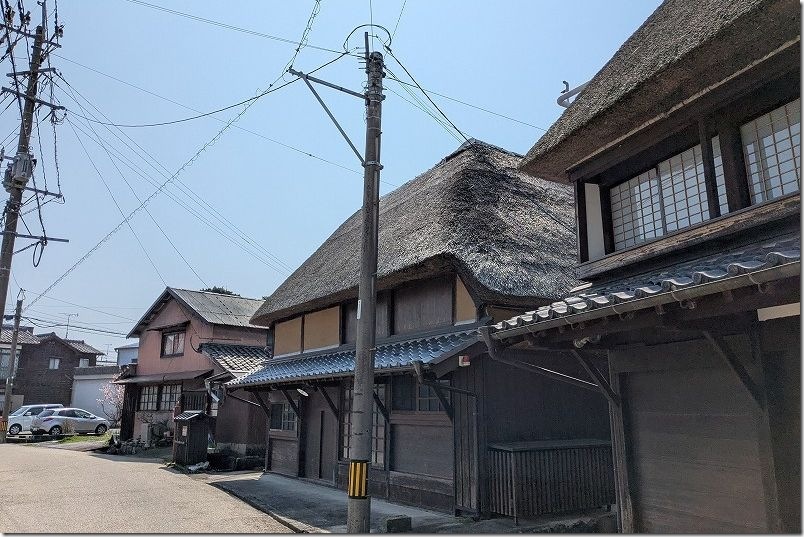 肥前浜宿 旧筒井家 茅葺き屋根の家