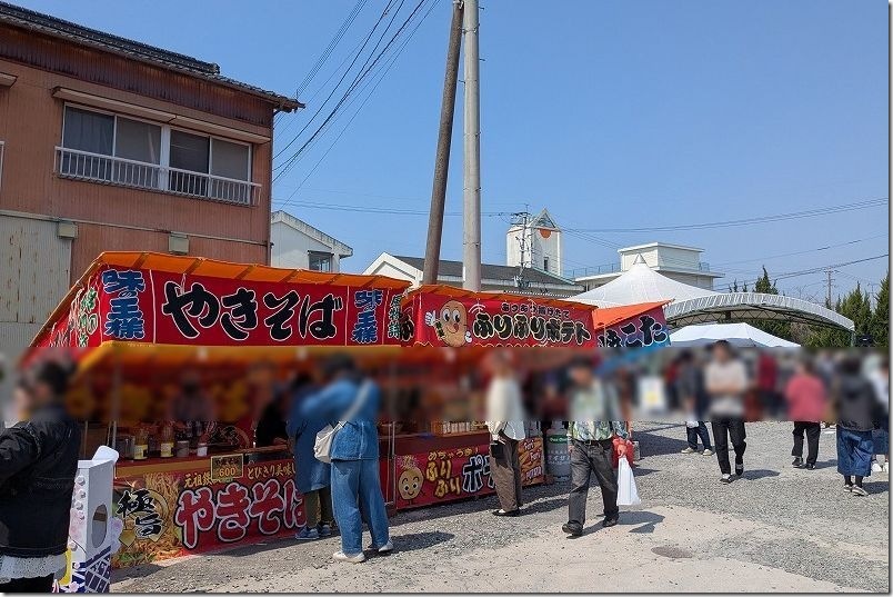 肥前浜 酒蔵巡り お祭りの出店