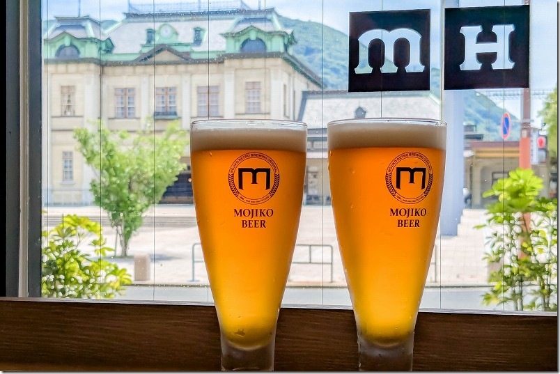 門司港 地ビール サクラビール 880円 門司港駅
