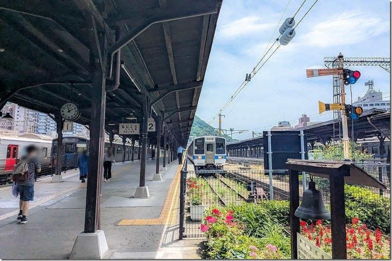 門司港駅のホーム JR九州の起点駅