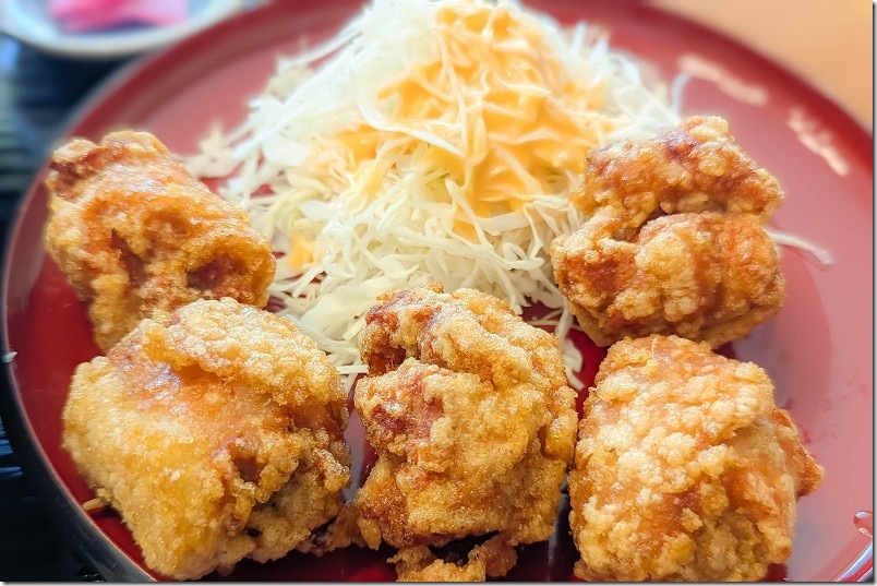 道の駅おおとう桜街道 からあげ とり吉【唐揚げ定食 680円】