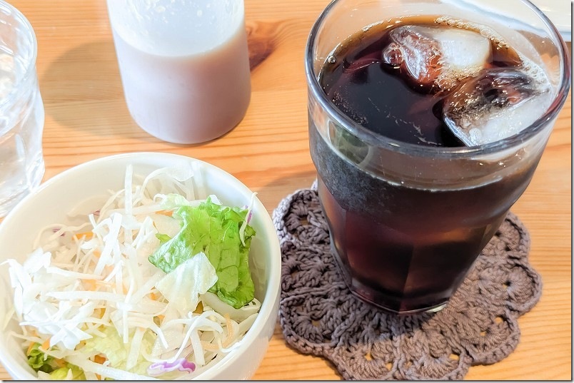 ピザカフェ げんき畑 おかわり珈琲 アイス
