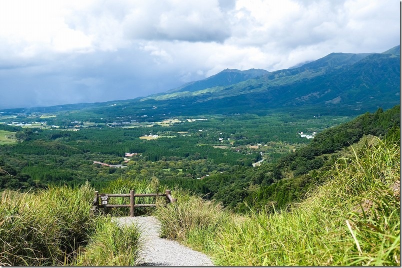 阿蘇 高森天空展望所からの景観 阿蘇山