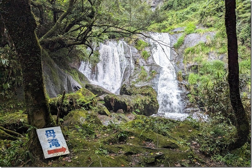 白水の滝 遊歩道を散策 母滝
