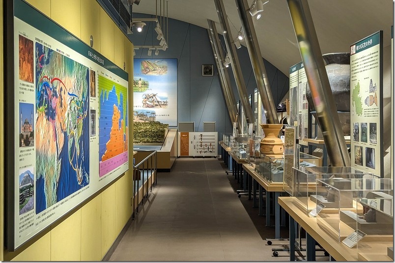 海部古墳資料館の展示物