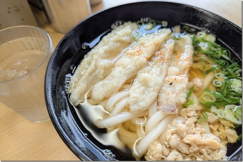 博多駅ホームで立食いうどん【ごぼう天うどん 590円】