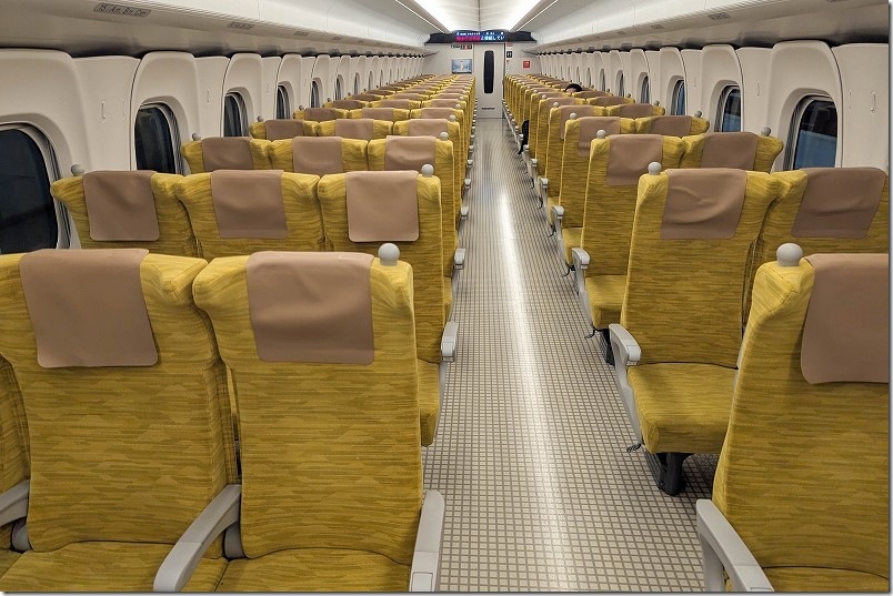 西九州新幹線 かもめ【車内・座席】 自由席 3列+2列