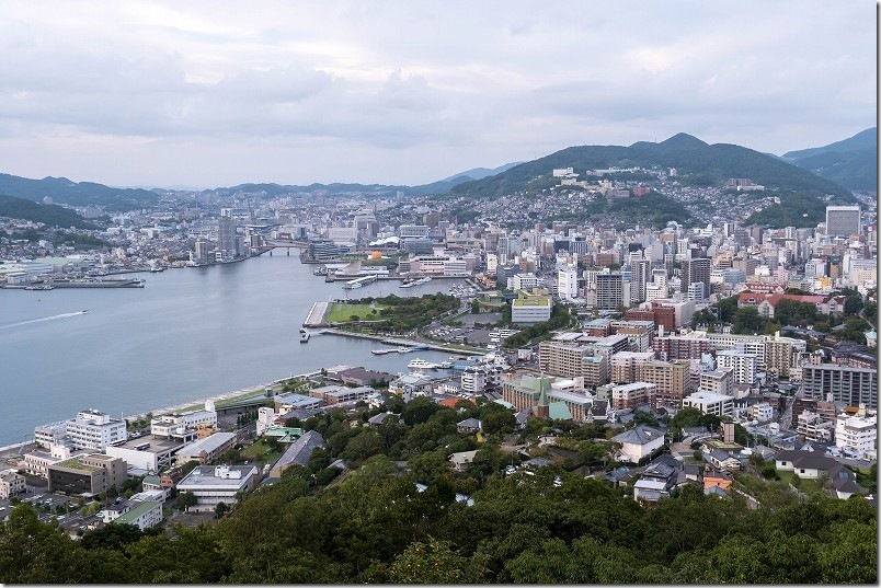 長崎市街地 鍋冠山展望台からの景観