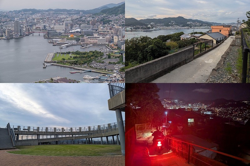 長崎 鍋冠山展望台 夜景を見に石橋停留場から徒歩で登る！【グラバースカイロード経由の所要時間】