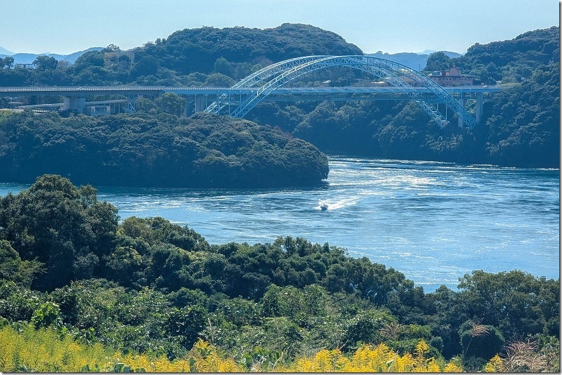 針尾送信所3号塔から見た新西海橋