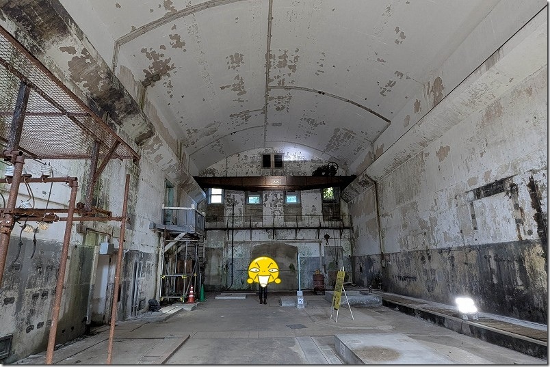 針尾送信所 電信室跡【施設内見学】 機械室