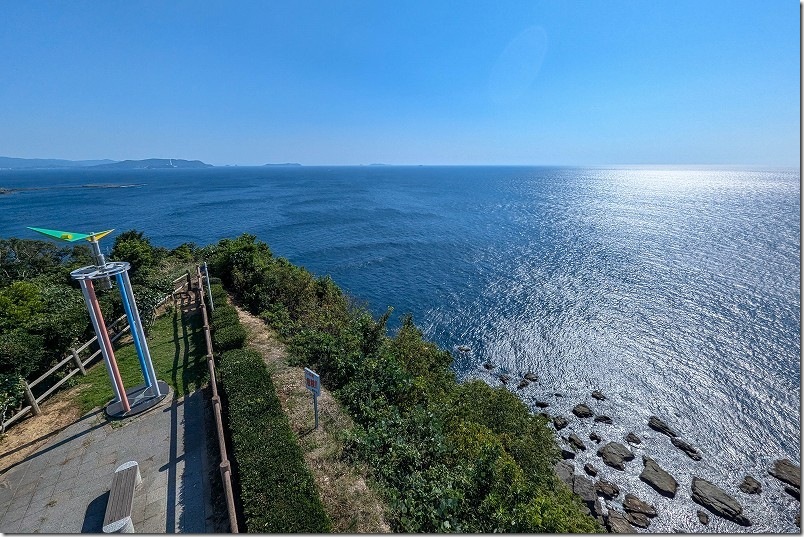 北緯33度線展望台からの展望