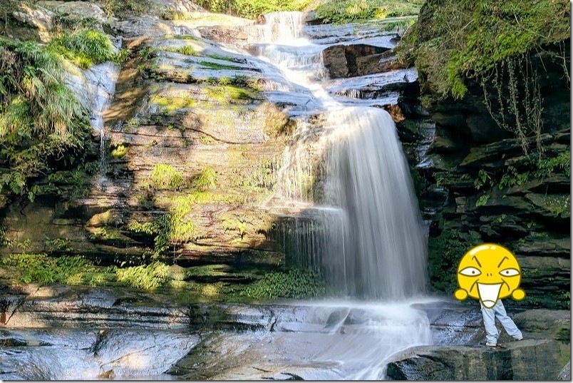 つがね落としの滝【水遊びスポット】