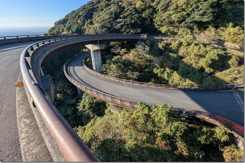 からほけ谷大橋のループ橋 ループ橋の全体像