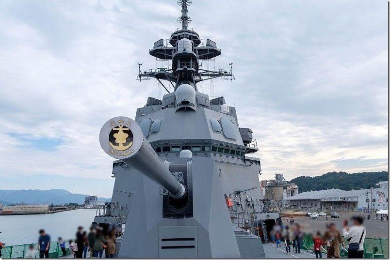 護衛艦 しらぬい 5インチ（127mm）単装砲【対空・対水上・対地に対応】