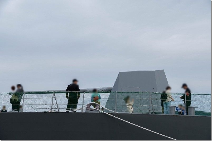 護衛艦 しらぬい 5インチ（127mm）単装砲【対空・対水上・対地に対応】