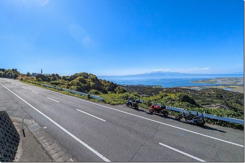 熊本市西区の玉名広域農道をバイク ツーリング 熊本市西区の玉名広域農道をバイク ツーリング