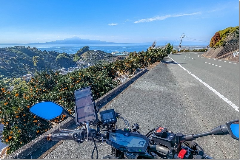 みかん畑の快走路 玉名広域農道の展望所3選 みかん畑の快走路 玉名広域農道の展望所3選