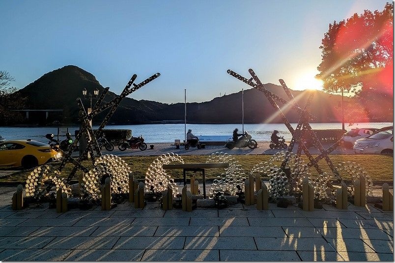 夕暮れ時の三角西港 夕暮れ時の三角西港