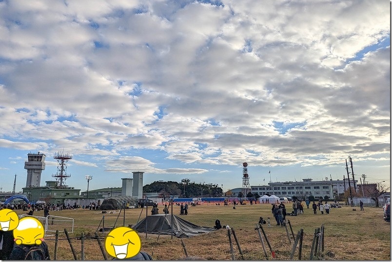 8:15 築城基地航空祭 基地内へ入場完了