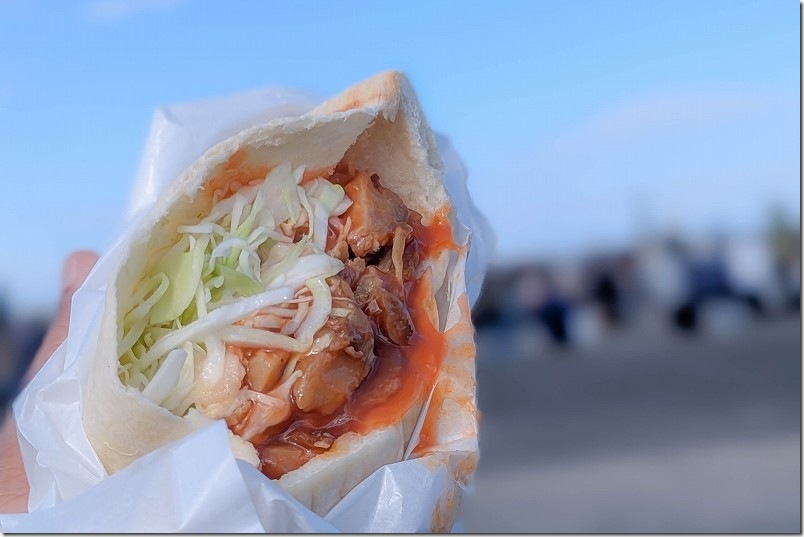 築城基地航空祭で食べた物 ケバブ600円