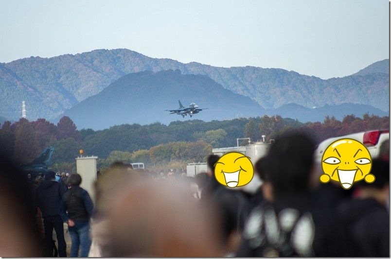 滑走路から遠く 築城基地内の混雑・混み具合【撮影ポイント】