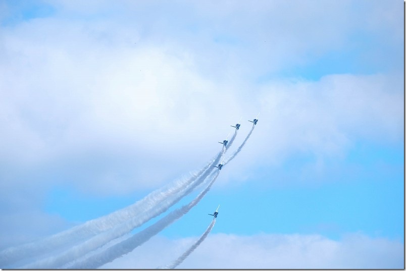 ブルーインパルスの撮影カメラとレンズ