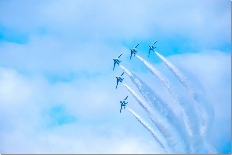 ブルーインパルスの撮影カメラとレンズ