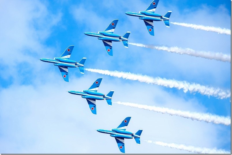 ブルーインパルスの撮影カメラとレンズ