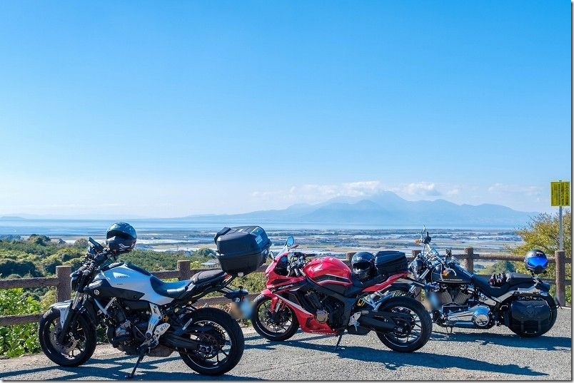 玉名広域農道展望所【雲仙まで見渡せる撮影スポット】 玉名広域農道展望所【雲仙まで見渡せる撮影スポット】